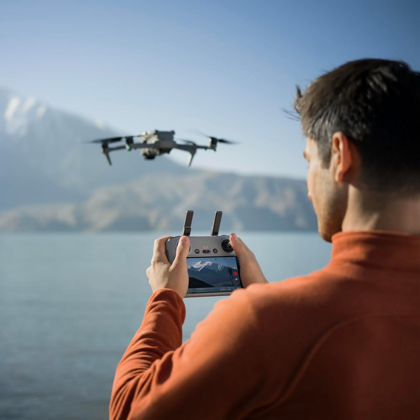 E99 Dual 4K Drone Camera with Smart RC & 92 Min Flight | طائرة Air 3 بكاميرتين 4 K وريموت ذكي و92 دقيقة طيران