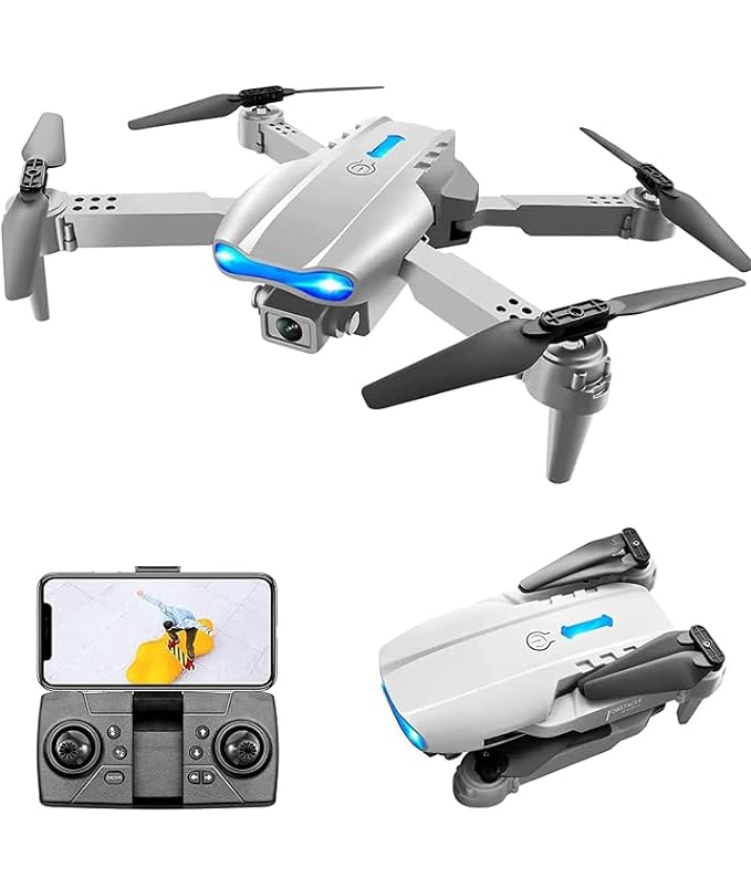 E99 Dual 4K Drone Camera with Smart RC & 92 Min Flight | طائرة Air 3 بكاميرتين 4 K وريموت ذكي و92 دقيقة طيران